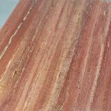 Travertine coffee table red design