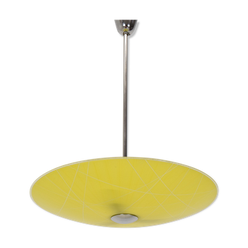 suspension en verre du milieu du siècle années 1960