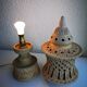 Lampe photophore en terre cuite