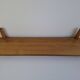 Midcentury Czechoslovak Wooden Wall Shelf, 1960s