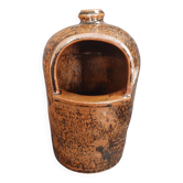 Ceramic salt pot signed MF second half of the 20th century
