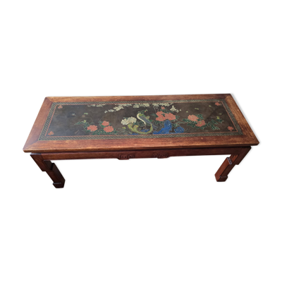Ancienne table basse laquée chinoise