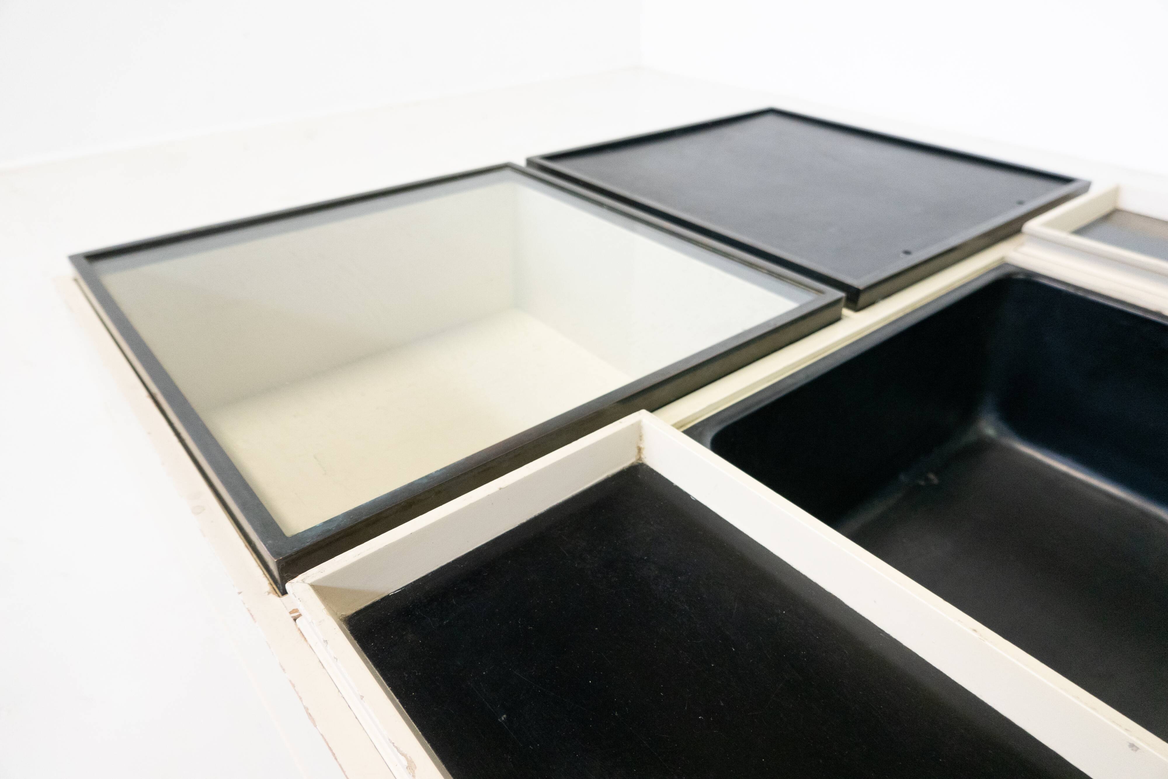 Mid-Century Modern Coffee Table by Carlo Hauner for Forma Italy, 1960s