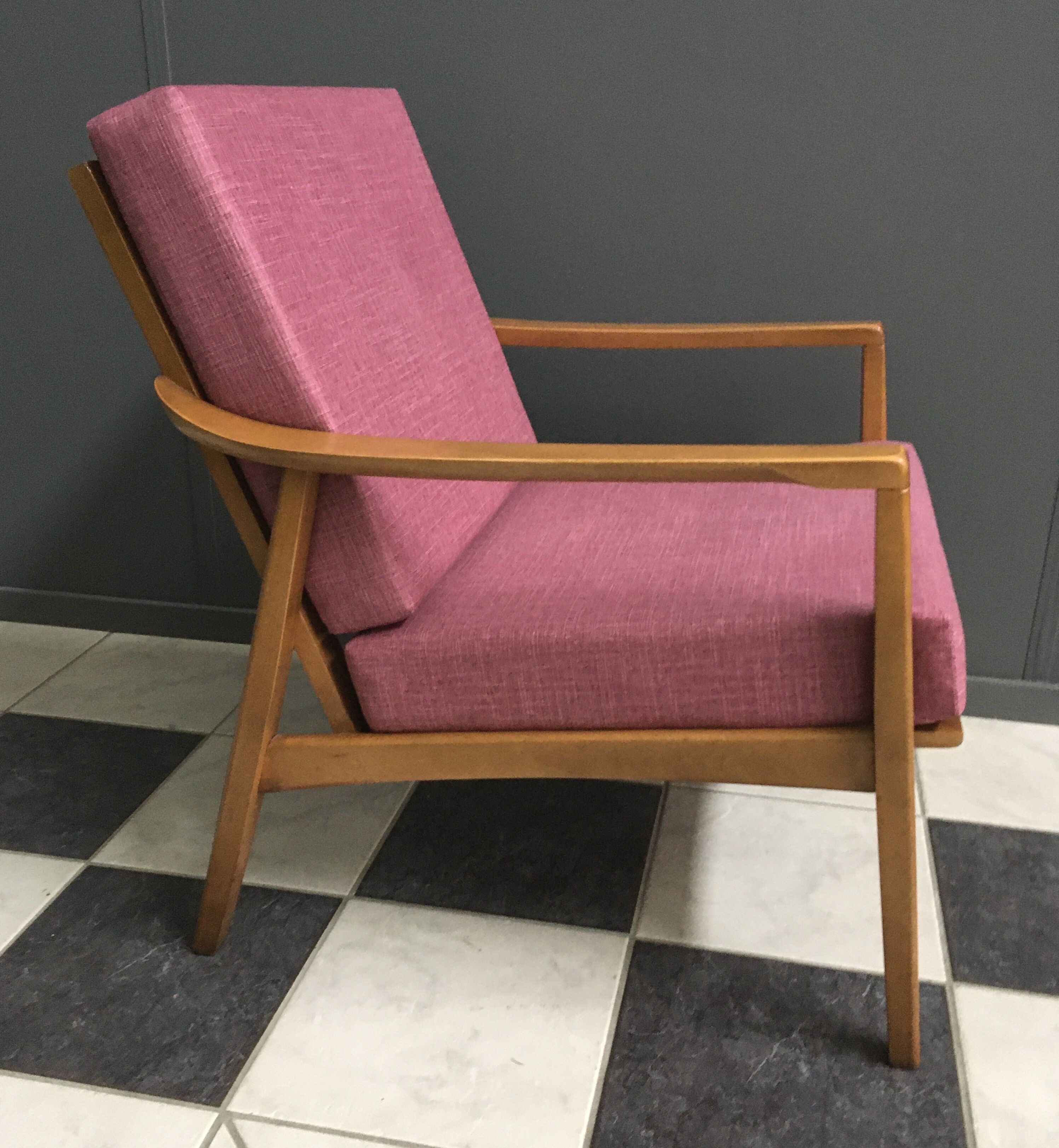 Pink 1960s chair