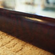 Mirror in mahogany frame, Italian design, 1970s, production: Italy