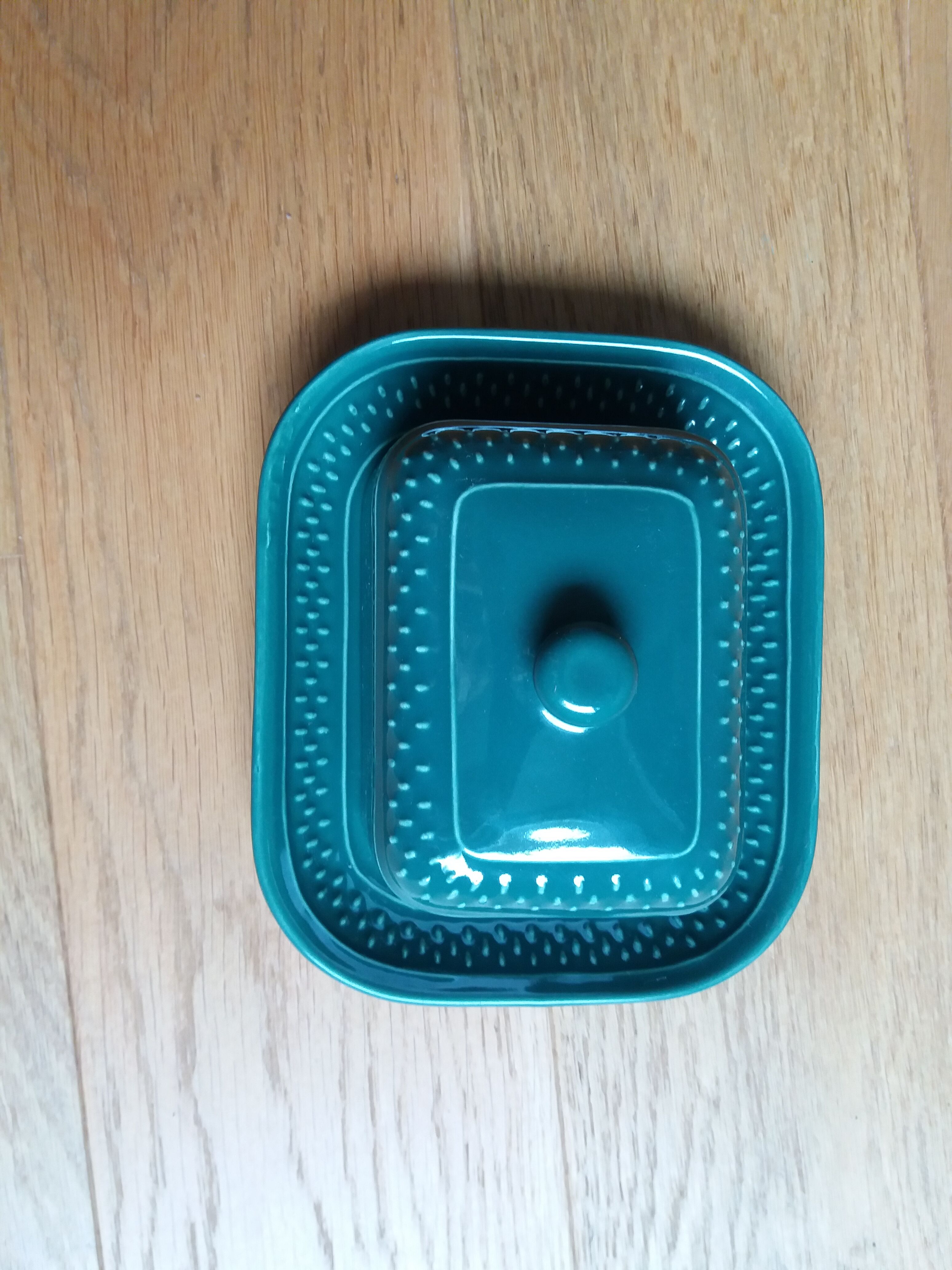 Butter dish Genevieve Lethu, Rice grain collection, 1984