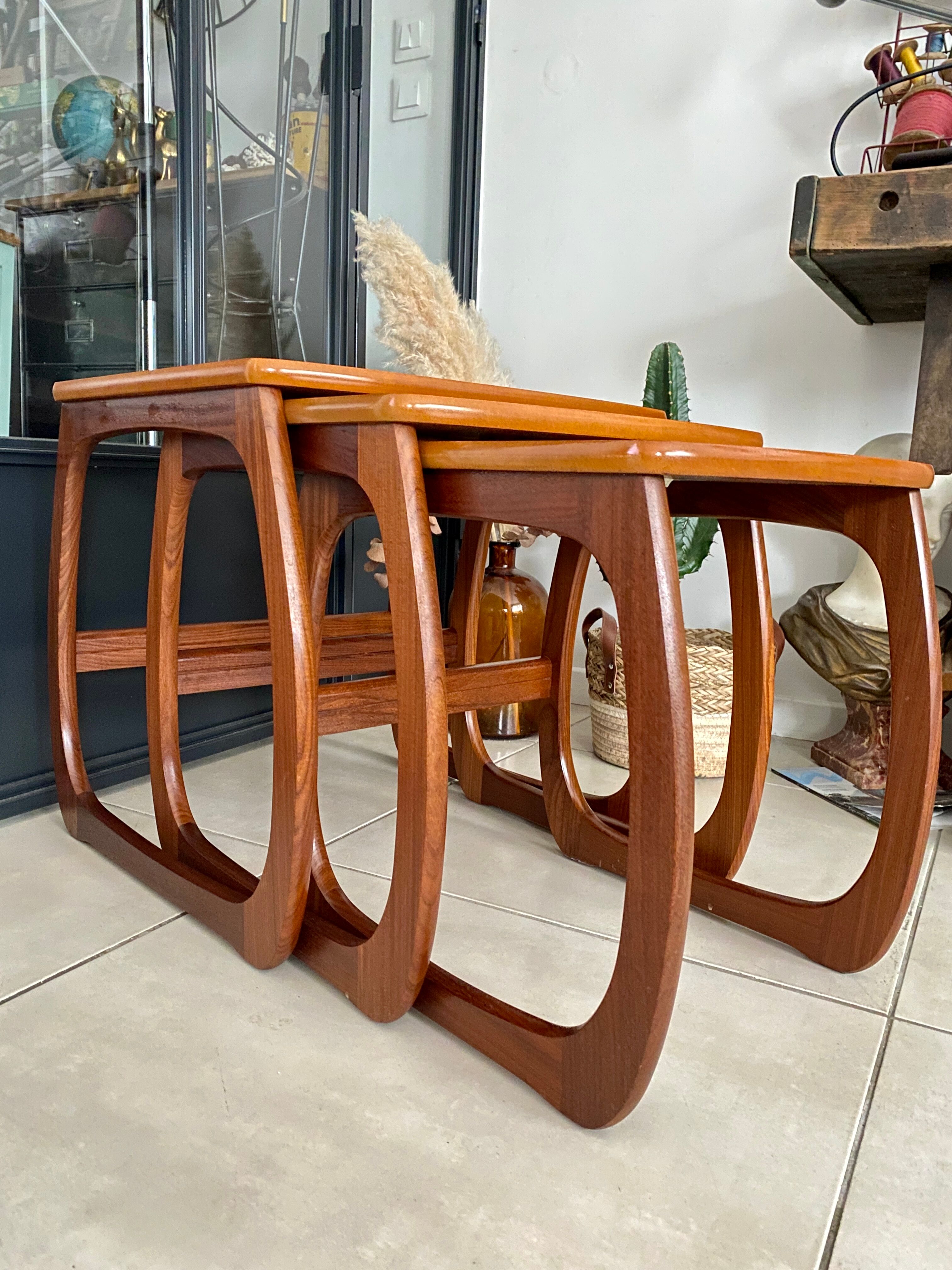 Trundle teak table Parker Knoll