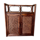 Rattan shelf