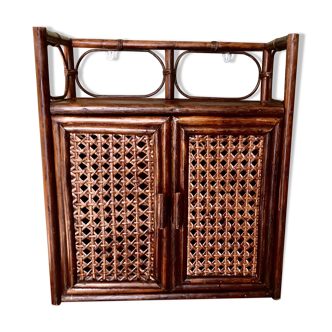 Rattan shelf
