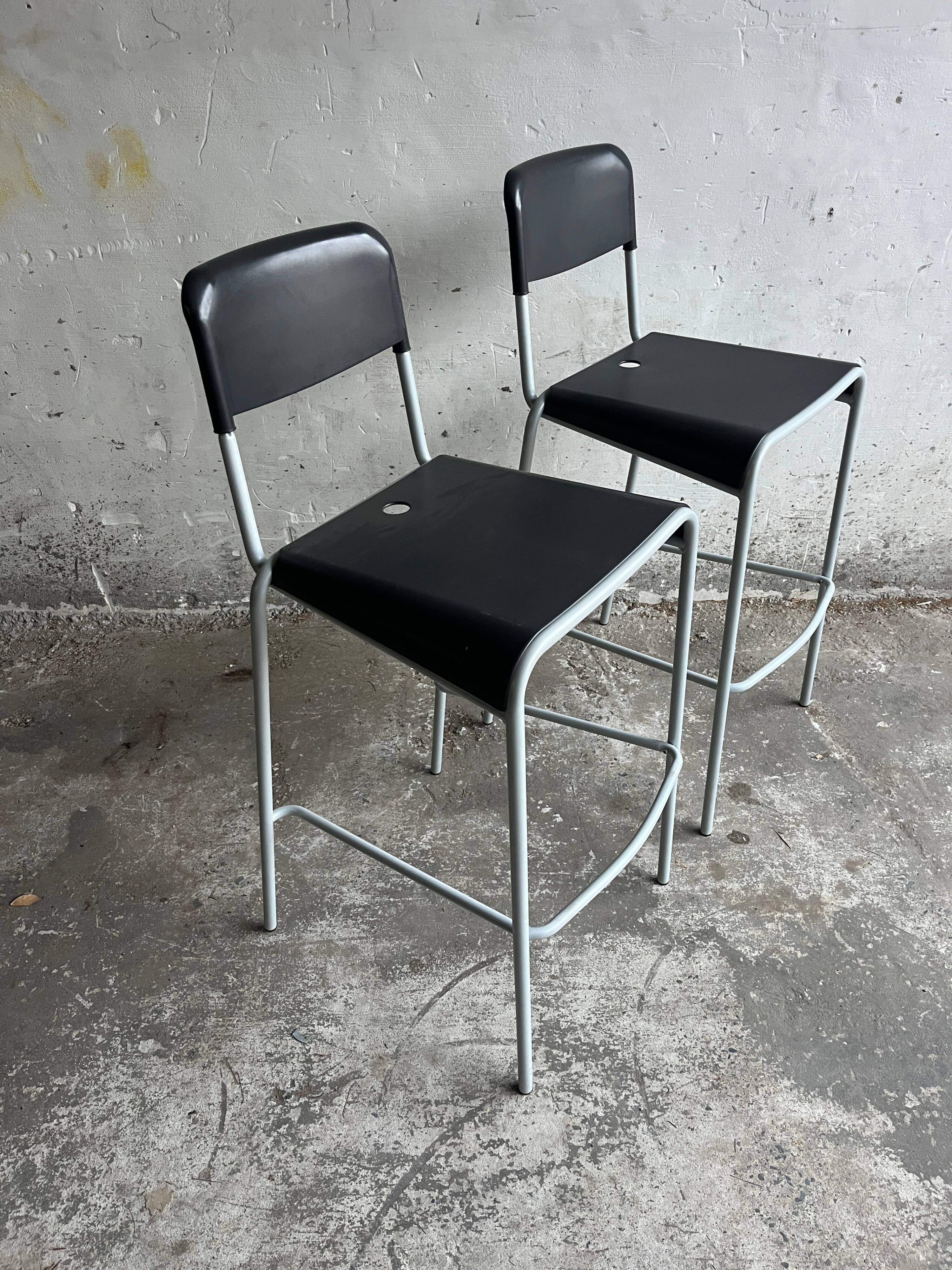 Calligaris "Sorbetto" bar stools – set of 2, Italy