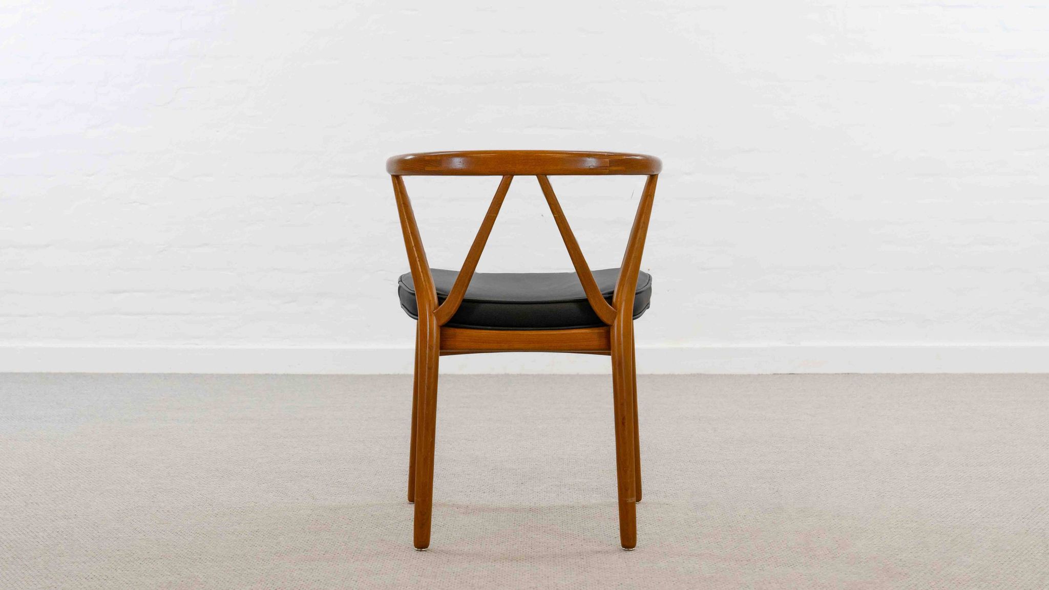 Fauteuil modèle 255 de Henning Kjaernulf pour Bruno Hansen