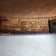 Antique curved wooden children's chair by Fischel, early 20th century.