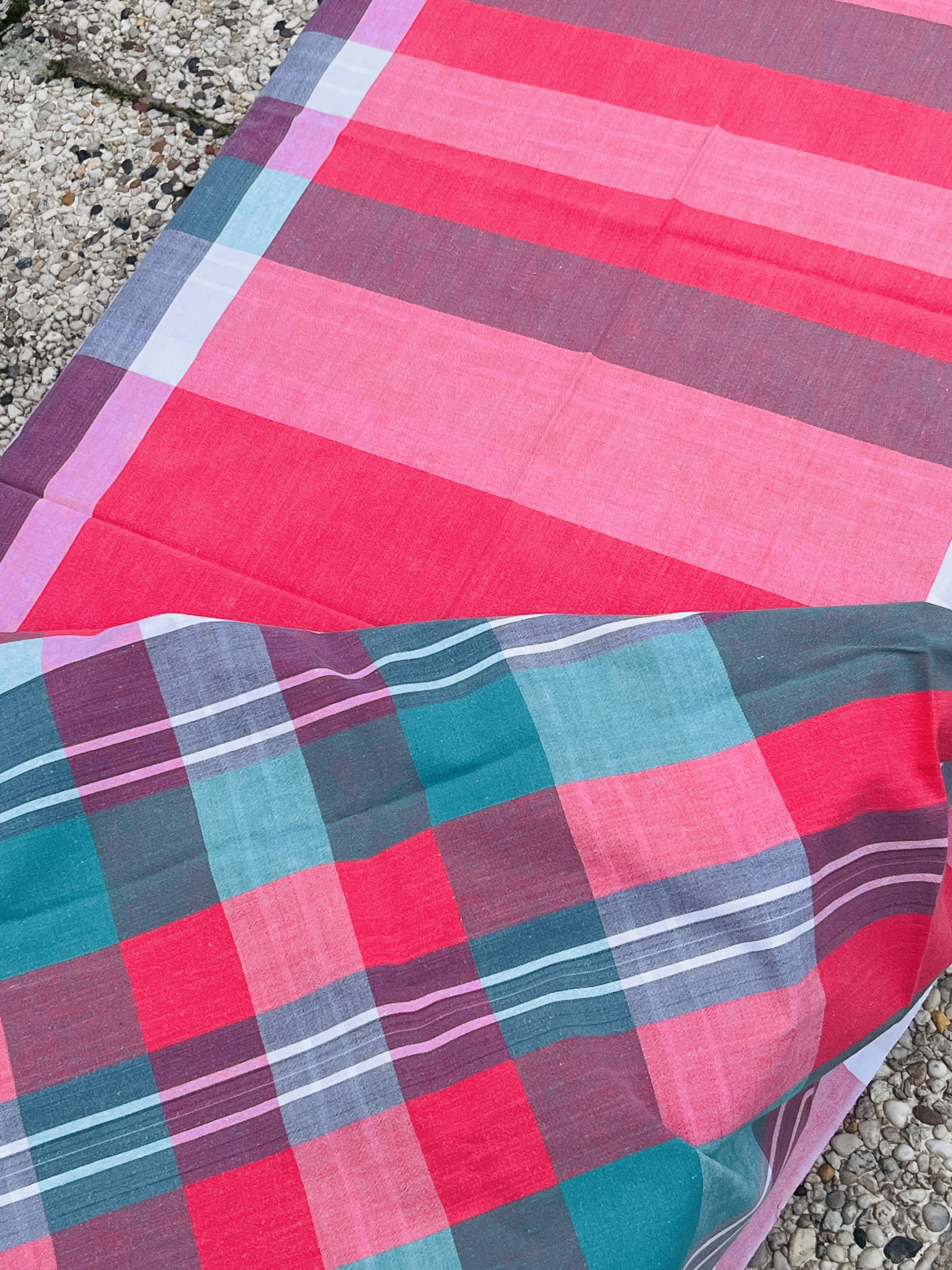 Vintage red tablecloth