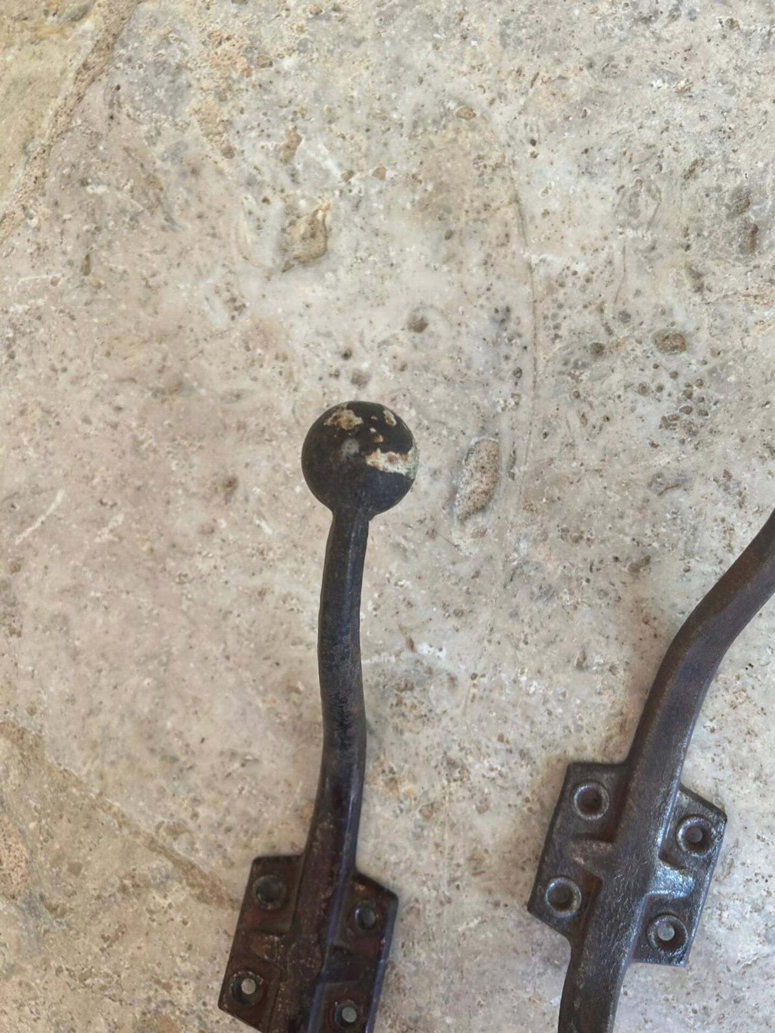 Set of 3 vintage wall hooks