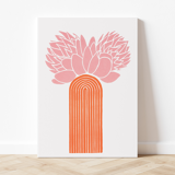 Protea II - Linocut