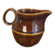 Vintage glazed ceramic milk jug from Pruzkow
