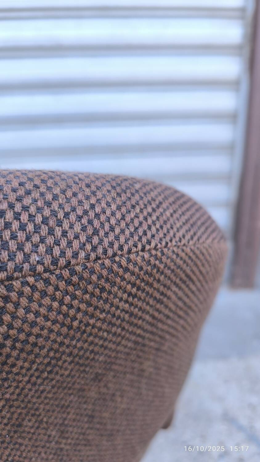 1970s tweed conference chair