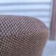 Fauteuil conférence en tweed 1970