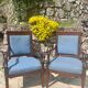 Pair of Empire Period Dolphin Armchairs