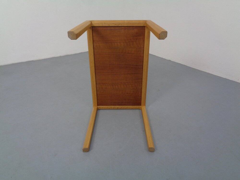 Danish Oak Side Table, 1960s