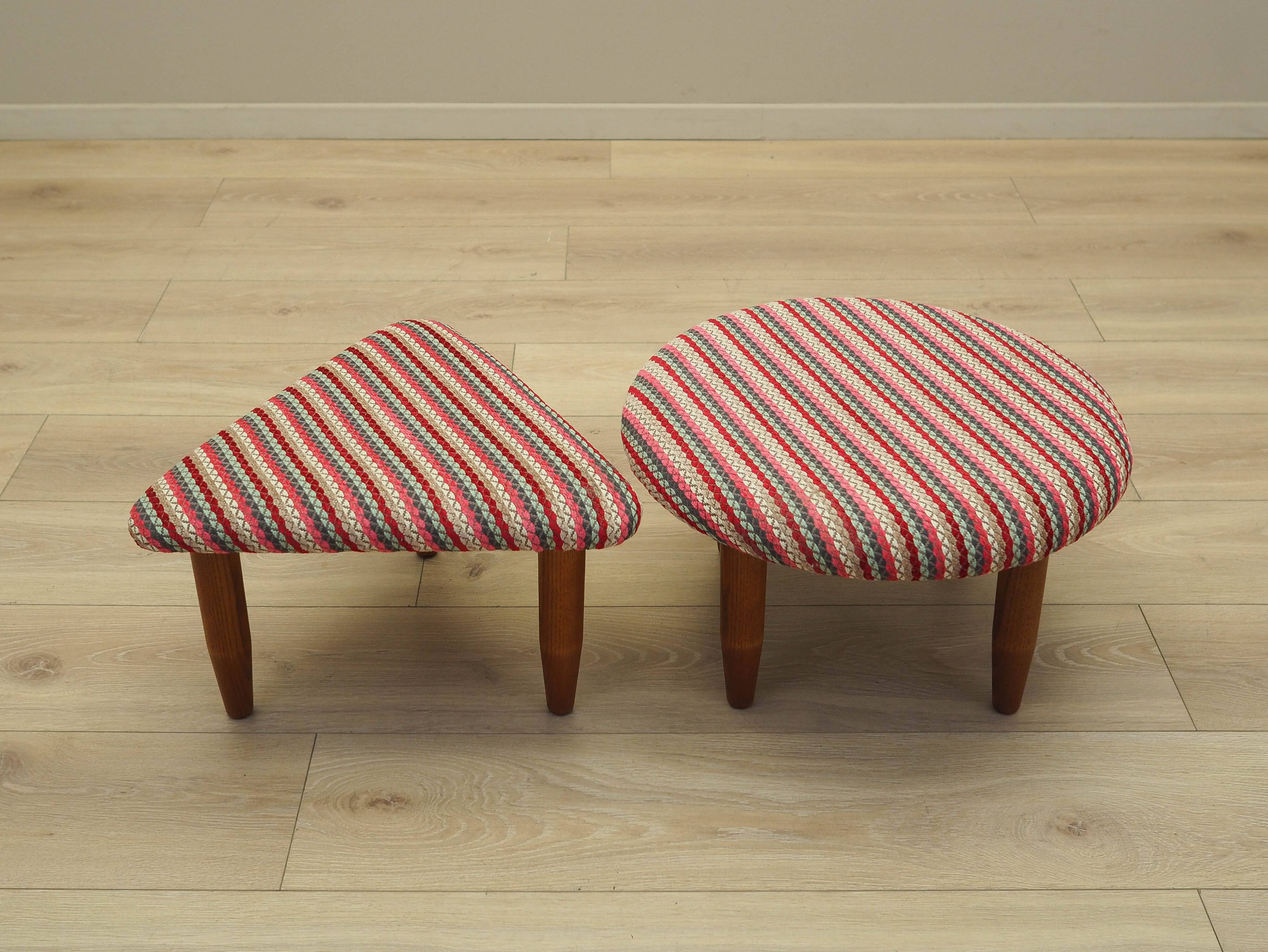 Set of two footstools, Danish design, 1990s, production: Denmark