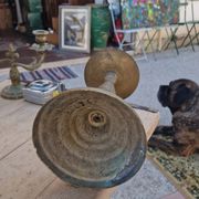 Grand bougeoir en bronze