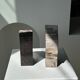 Black petrified wood bookend H17 L17 P6