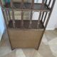 Retro-vintage-Low sideboard-library - cane-wood-rattan-1960s