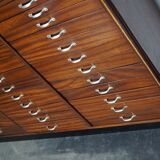 Vintage dutch mahogany jewelers / watchmakers cabinet, circa 1930