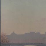 Lithograph by Henri Rivière Le Trocadéro