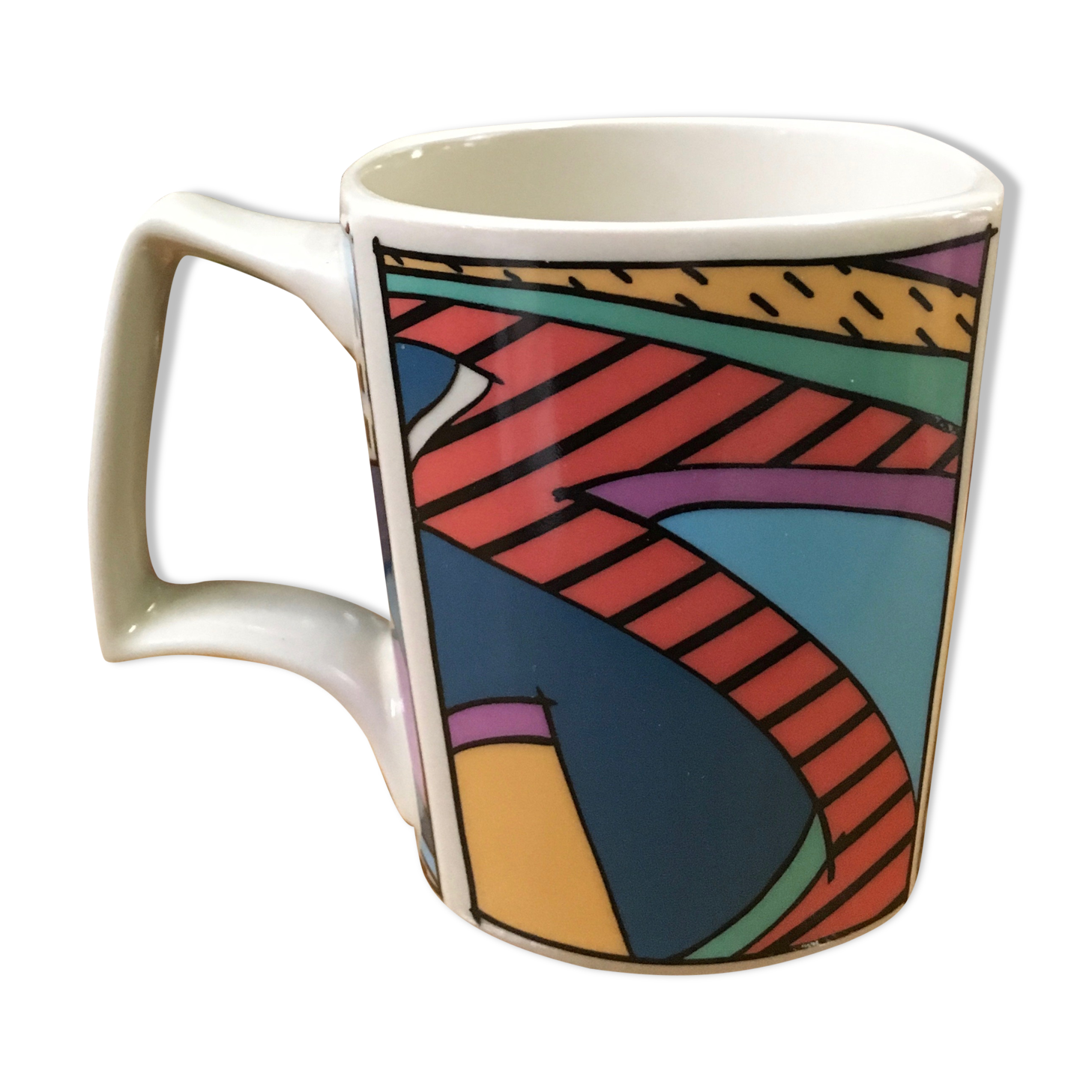 Mug design by Dorothy Hafner studio Line Rosenthal Germany 80s