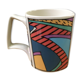 Mug design by Dorothy Hafner studio Line Rosenthal Germany années 80