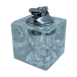 Cubic table lighter in cristral