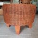Pouf en osier