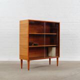 Vitrine vintage en teck, design du milieu du siècle, années 60-70