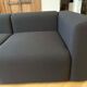 Canapé Mags 2,5 places Hay modules 9301+1061, tissu Steelcut 380 - gris foncé