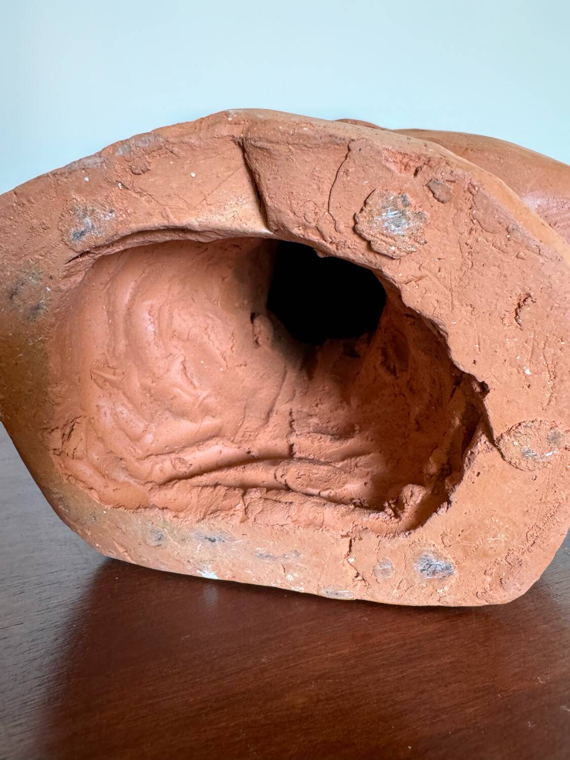 Terracotta head sculptures - 2 pieces