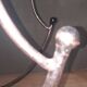 Metal and glass console
