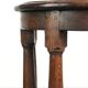 2 tables d'appoint anglaises antiques, fin du 19e siècle
