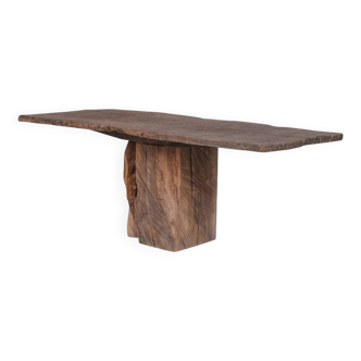 Antique Single Plank Primitive Console/Desk/Dining Table