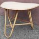 Coffee table, side table, pedestal table or end table in bamboo.