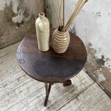 19th century oak pedestal console