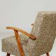 Vintage armchair modern design 1960 multicoloured