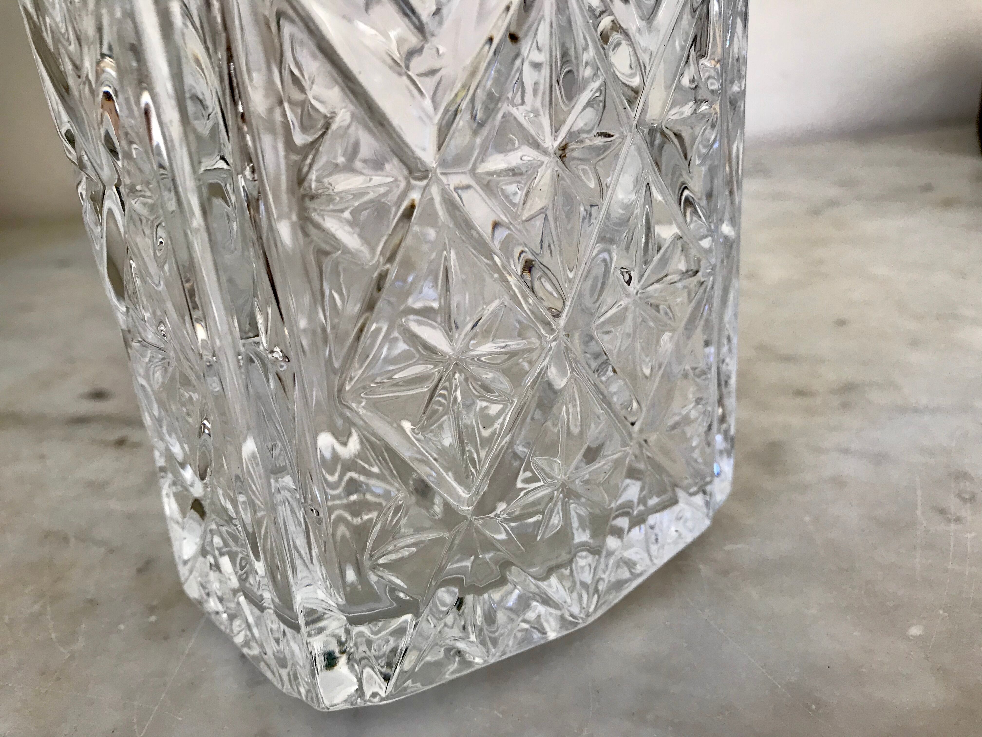 Crystal whisky carafe