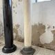 Set of 4 marble columns or pedestals.
