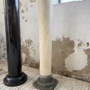 Set of 4 marble columns or pedestals.