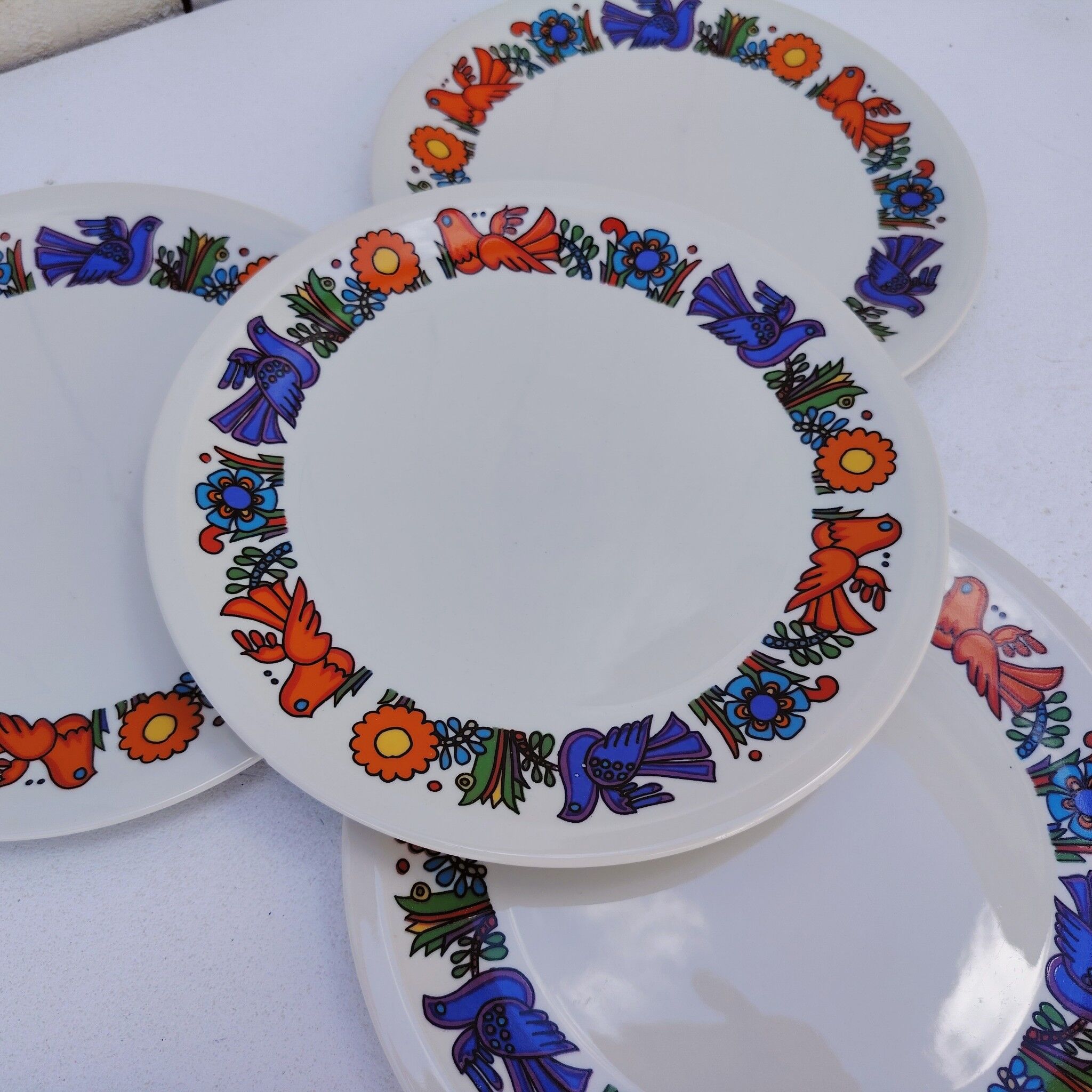Villeroy & Boch porcelain dessert plates, Acapulco