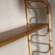 Removable wall shelf in rattan – 1960s vintage