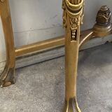 Hollywood Regency Console - Gilded Wood and Marble