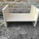 Travertine coffee table